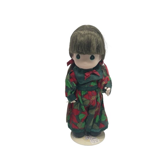 Precious Moments Doll | Natalie | Christmas Holiday | #1551 | 1995 - Picture 1 of 13
